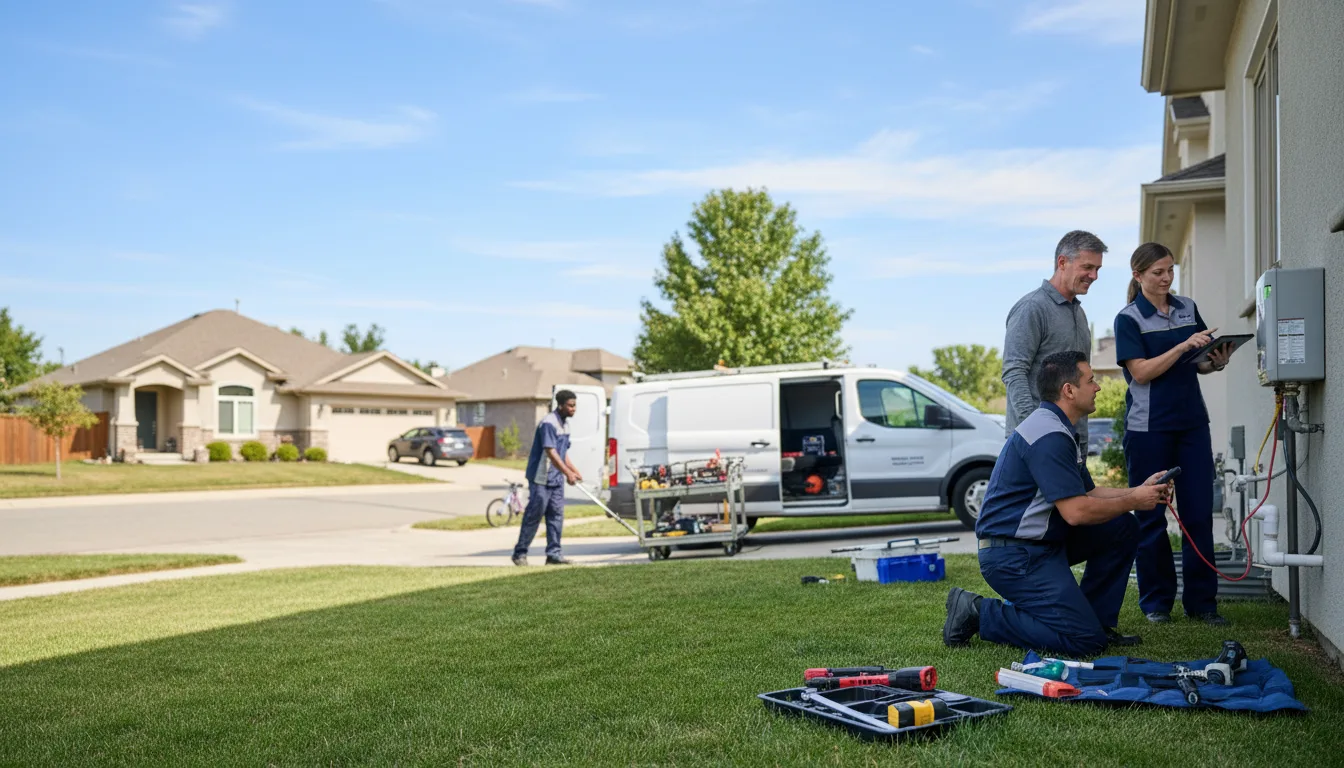 Tankless water heater service in Fluvanna, TX